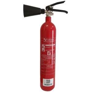 Extintor de CO2 de 2 kg.